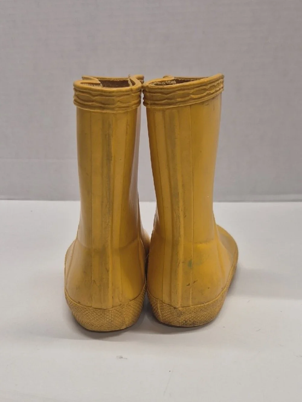 Hunter Kids First Classic Rain Boots Waterproof Pull On Yellow Baby Kid Youth 7